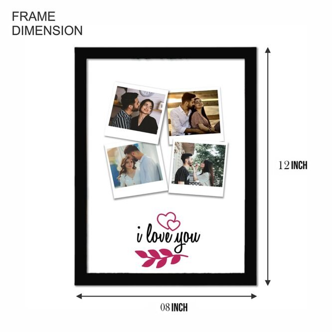 Customized Collage I Love You Frame - Image 2